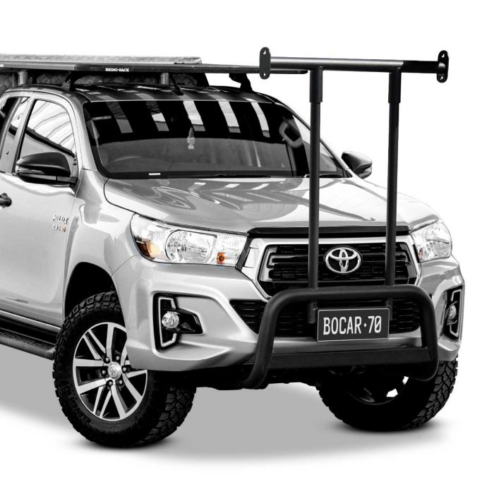 Bull bar ladder rack sale