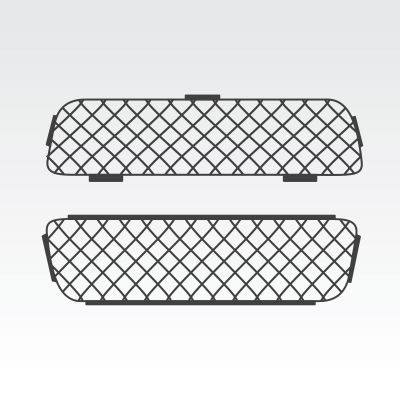 TrayTop Canopy Drop Down Front Window Security Mesh